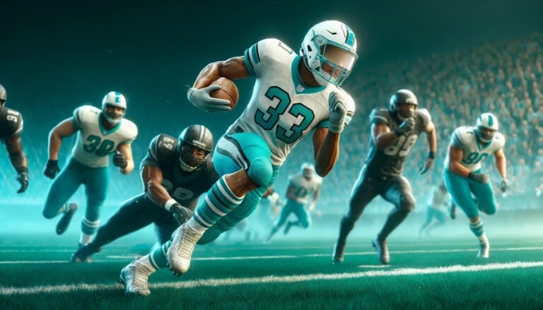 Ein Running Back in Action.