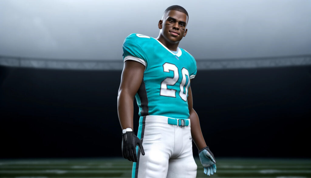 Portrait eines Running Back